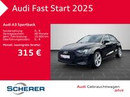 Audi A3, Sportback Advanced 30 TDI OPTIK-SCHWARZ, Jahr 2024 - Homburg