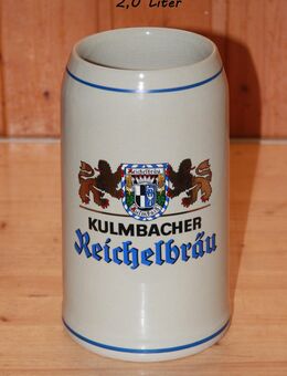 Reichelbräu Bierkrug 2 l Masskrug Steinzeug Steingut Keramik neuwertig rastal - Borken
