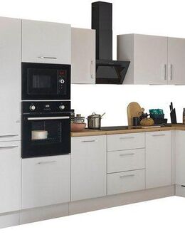 BASIC by Balculina Winkelküche Turin, Stellbreite 370x175 cm, wahlweise mit E-Geräten