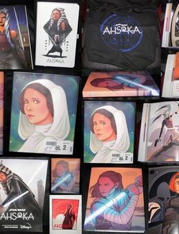 NEU *STAR WARS Konvolut* Ashoka Merchandise Paketn*Buch*Women of the Galaxy* T-Shirt* Bag und mehr - Schotten