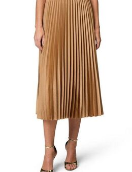 Zero Midirock zero Satin-Rock Midi mit Plisseefalten Falten