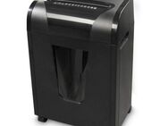 Hama Aktenvernichter Aktenvernichter für Chipkarten, Magnetstreifen, Papier, Plastikkarten, 20 Liter, mit Rollen, Partikelschnitt 10 Blatt, Micro-Cut-Schnitt, P5