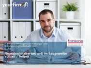Finanzbuchhalter (m/w/d) im Baugewerbe Vollzeit / Teilzeit - Erlangen