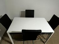 IKEA Dining table white with chairs - Fürth