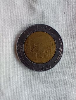500 Lire Italien Fehlprägung 1988 - Kolkwitz