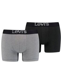 Levi's® Boxershorts LEVIS MEN OPT ILL BOXER BRIEF ORG CO 2P (2er Pack) mit breitem Logobund