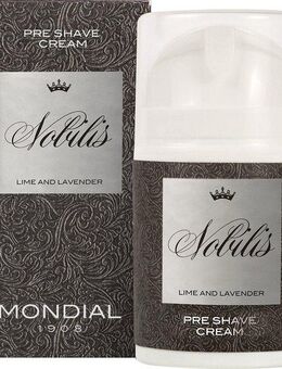Mondial Antica Barberia Hautcreme Nobilis Pre Shave Cream, Hochwertige Rasurvorbereitung mit elegantem, würzig-frischem Duft.