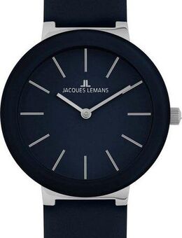 Jacques Lemans Quarzuhr Monaco, 42-9D, Armbanduhr, Damenuhr, Crystexglas, Lederarmband