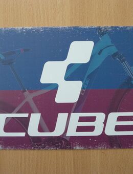 CUBE BIKES - Reklameschild - 30 x 20 cm /NEU - Leverkusen