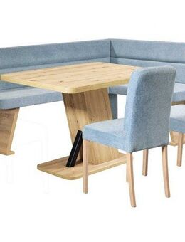 Home affaire Eckbankgruppe Laros Sitzgruppe, Eckbank, Stühle, Tisch, (Set, 4tlg Set), perfekt für Küche, Esszimmer, Wohnzimmer, Bestseller