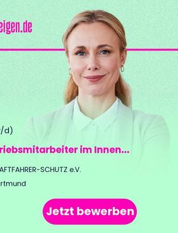 Vertriebsmitarbeiter (m/w/d) im Innendienst in Teilzeit (ca. 20 h/Woche) - Dortmund