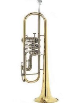 Deutsche Konzert - Trompete B & S, Neuinstrument mit Garantie, Modell 5/3, lackiert - Hagenburg