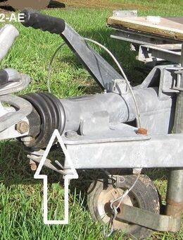 Auflaufeinrichtung Einachser 800-1350 kg PEITZ Typ PAV/SR-13 Ausf. M gebr. - Schotten Zentrum
