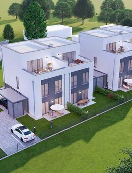 Exklusive Neubau-Doppelhaushälfte in zentraler Vorstadtidylle - "Quattro" in Goldbach - Goldbach (Bayern)