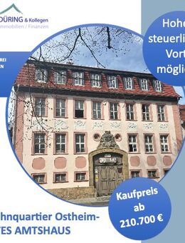 Exklusive 2-3 Zi. Wohnungen im Einzeldenkmal - Ostheim (Rhön)