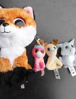 Ty Beanie Boos Meadow Fuchs +Glubschi Rentier Einhorn Fledermaus zus. 5,- - Flensburg
