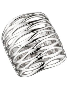 JOBO Silberring, breit 925 Silber