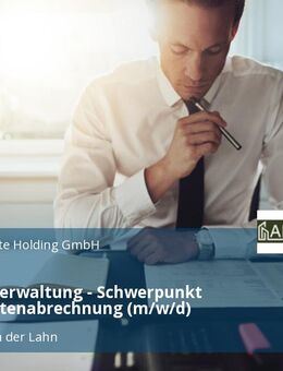 MA Hausverwaltung - Schwerpunkt Nebenkostenabrechnung (m/w/d) - Limburg (Lahn)