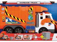 Dickie Toys Spielzeug-Müllwagen Action Series Garbage Truck, mit Licht und Sound