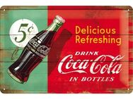 Tolles Coca Cola Blechschild Delicious Refreshing 20x30 cm - Hamburg