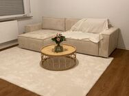 Beige Cord Couch/ Sofa mit Schlaffunktion und Bettkasten - Esslingen (Neckar)