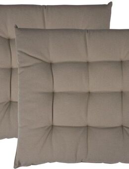 TOM TAILOR HOME Sitzkissen Dove, TOM TAILOR unifarbenes, abgestepptes Sitzkisssen DOVE, 2er Pack