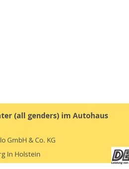 Serviceberater (all genders) im Autohaus - Oldenburg (Holstein)