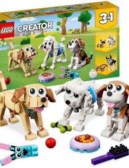 LEGO® Niedliche Hunde (31137), LEGO® Creator 3in1 Konstruktionsspielsteine, (475 St)