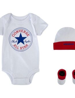 Converse Erstausstattungspaket CLASSIC CTP INFANT HAT BODYSUIT BOO (Packung, 3-tlg)