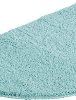 my home Badematte Inga, Badezimmer Teppich, Badvorleger, Höhe 20 mm, rutschhemmend beschichtet, fußbodenheizungsgeeignet, schnell trocknend, strapazierfähig, Polyester, halbrund, Badteppich, unifarben, weich, als halbrund und rechteckig erhältlich