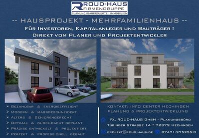 + EXKLUSIVES MEHRFAMILIENHAUS-PROJEKT! +