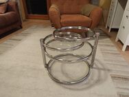 Glass Couchtisch Acuna, Chromo mit 3 Böden - Herrenberg