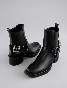 Aniston SHOES Westernstiefelette Cowboyboots, Blockabsatz, mit Stretcheinsatz - NEUE KOLLEKTION