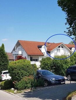 Helle 1-Zi.-DG-Wohnung mit großem Balkon und TG - Seefeld (Bayern)