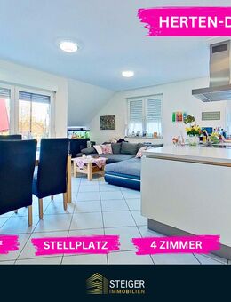 Renditeobjekt mit Stil: Lichtdurchflutete Maisonettewohnung mit Balkon in Herten-Disteln - Herten