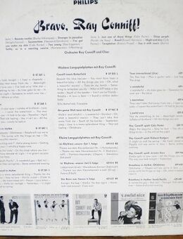 Ray Conniff-Bravo Ray Conniff-Vinyl-LP,Philips,1960 - Linnich
