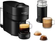 NESPRESSO Kapselmaschine Vertuo Pop ENV90.BAE von DeLonghi, inkl. Aeroccino Milchaufschäumer, Willkommenspaket mit 12 Kapseln