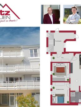 Genießen Sie das Stadtleben im Zentrum von Sinsheim, moderne 3 Zimmer Wohnung - Sinsheim