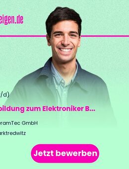 Ausbildung zum Elektroniker (w/m/d) Betriebstechnik 2026 - Marktredwitz