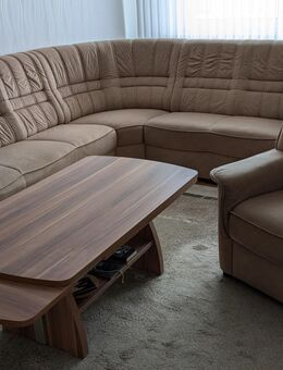 Polsterrundecke mit Sessel und Couchtisch höhenverstellbar - Herne Wanne