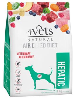 4Vets Natural Canine Hepatic - Sparpaket: 2 x 1 kg