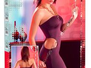 Neckholderkleid in Violett Asymmetrisch Gr. S - Espenau