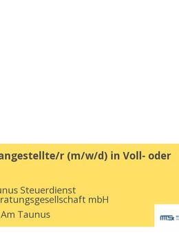 Steuerfachangestellte/r (m/w/d) in Voll- oder Teilzeit - Hofheim (Taunus)
