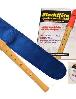 Clifton Blockflöte Deutsch, Set, aus Holz, Made in Germany