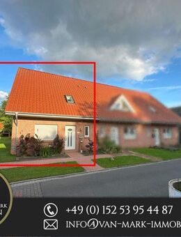 Schönes Reihenendhaus mit Carport und großem Garten - Weener