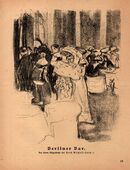 Grafik , Berliner Bar. , Aus seinem Skizzenbuch von Ernst Bischoff - Culm , Blatt 27cm x 20cm , M7 in 02828