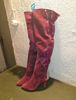 Overknee Stiefel weinrot - Kirchheim (München)