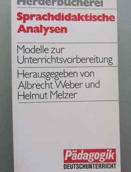Sprachdidaktische Analysen. Modelle zur Unterrichtsvorbereitung (1981) - Münster