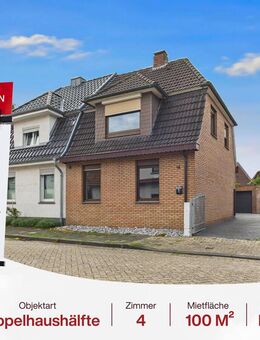 VERKAUFT!!! Lichtdurchflutete Doppelhaushälfte mit Raum für Ihre Ideen - Nordhorn