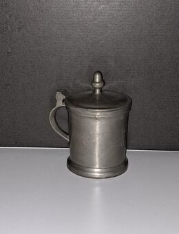 alter Zinnkrug mit Deckel 1/4 l Bayreuther Eichala Reservistenkrug - Nürnberg